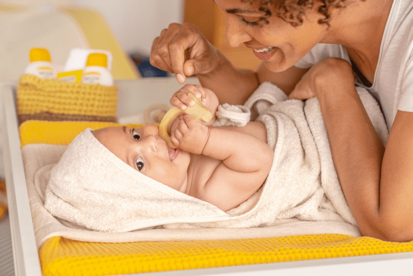 Les bons soins pour la peau douce de bébé